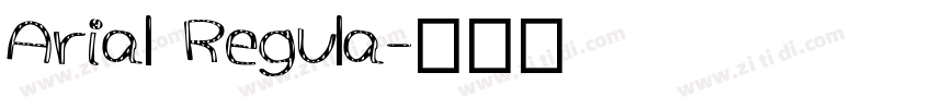 Arial Regula字体转换